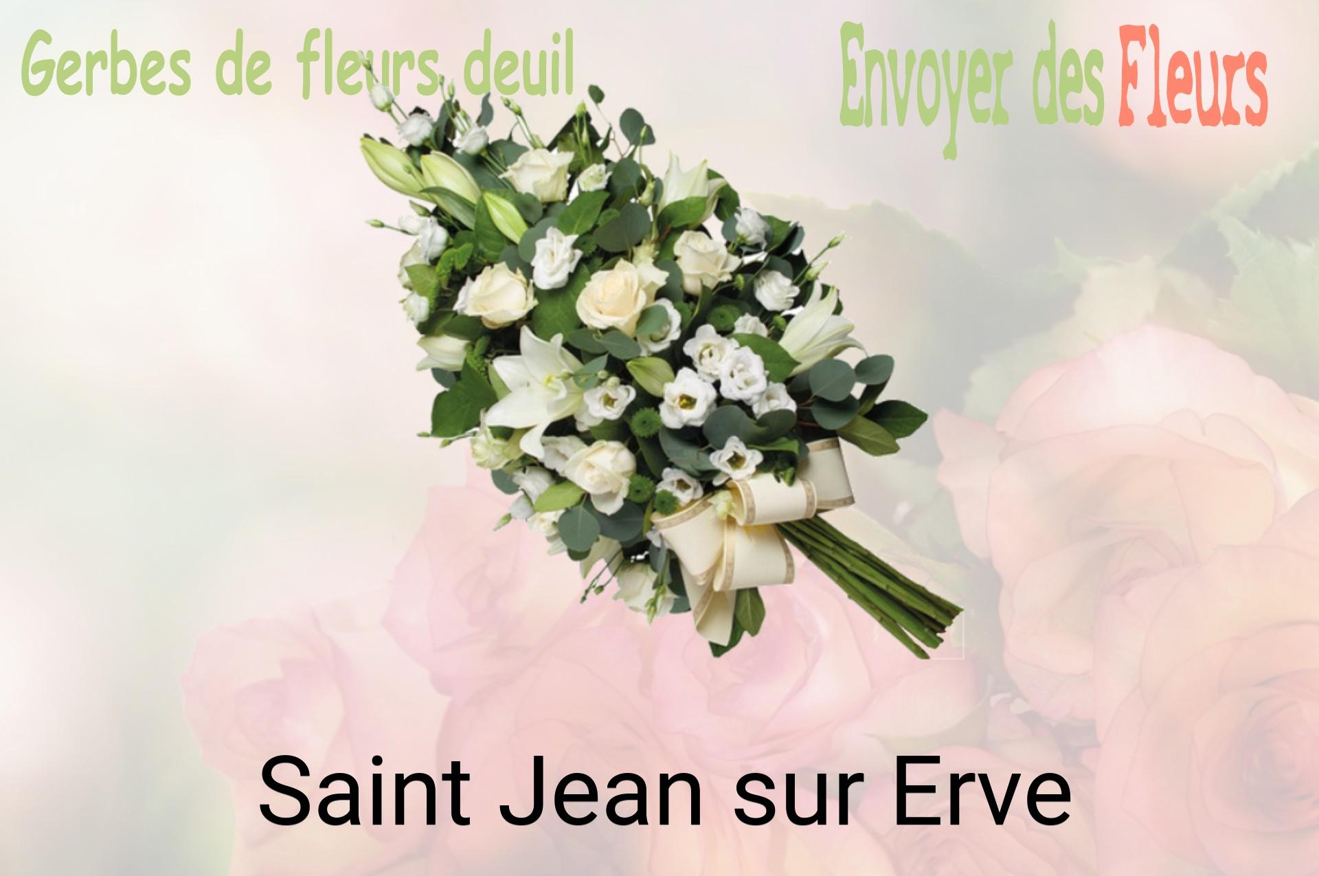 Gerbe de fleurs de deuil livrée à Saint-Jean-sur-Erve